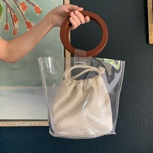Clear Vinyl Handbag